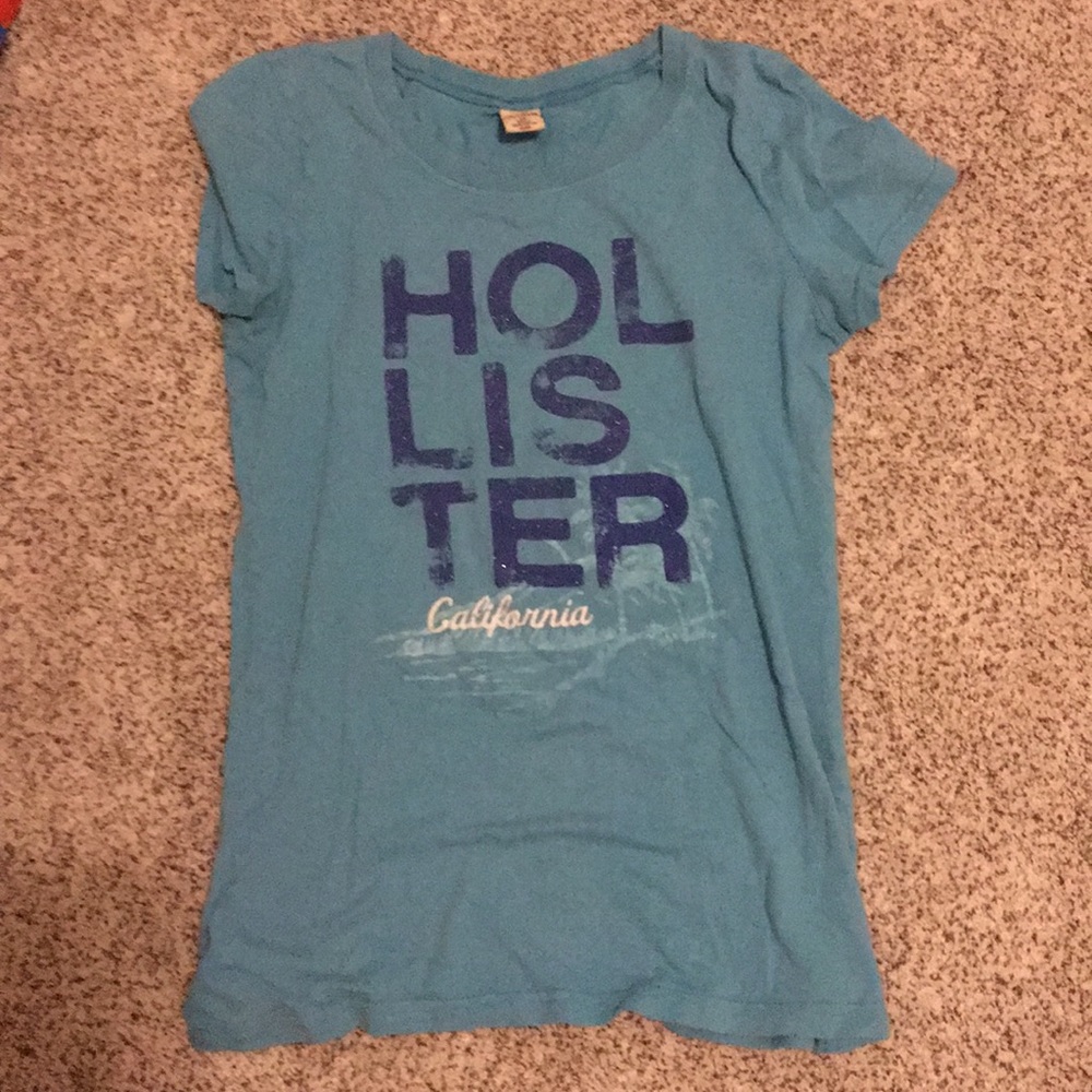 Blue Hollister shirt